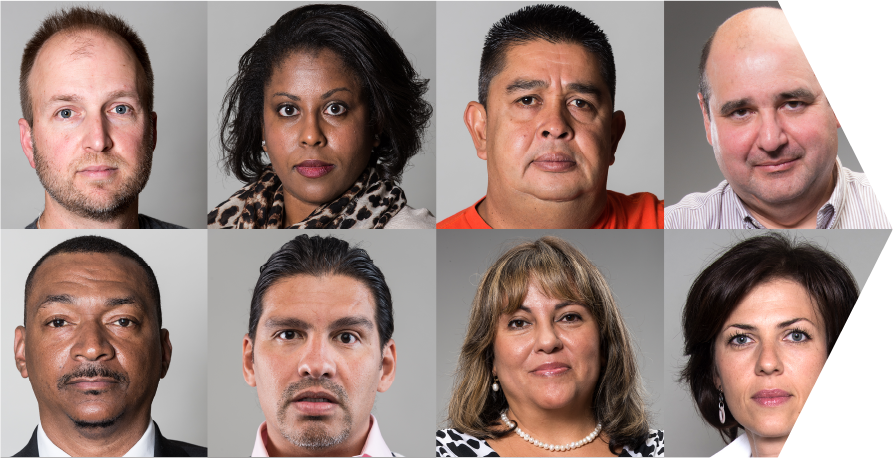 How passport or identity card photos normally look like